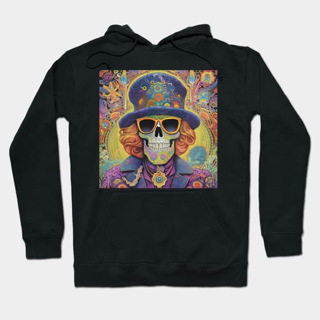 The Psychedelic Undead Mad Hatter Hoodie by seantwisted